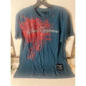 Vintage b.u.m. Equipment Graphic T Shirt, Large, Short Sleeve.          J